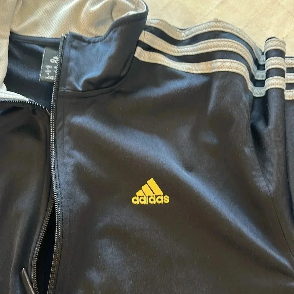 Adidas‎ vintage men’s navy blue track jacket medium EUC
